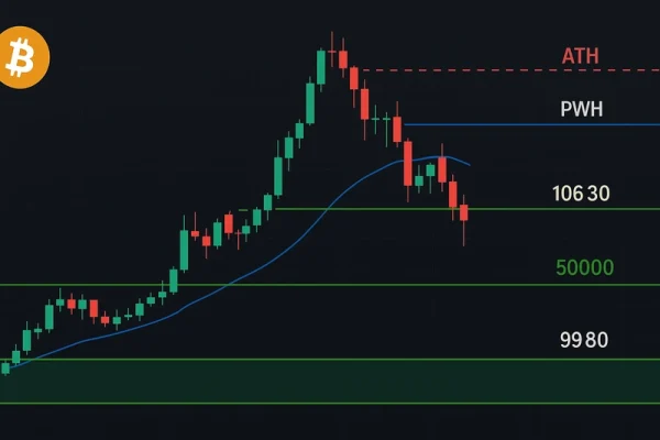 Mako Sharks tarafından hazırlanan BTC Garfield günü TA